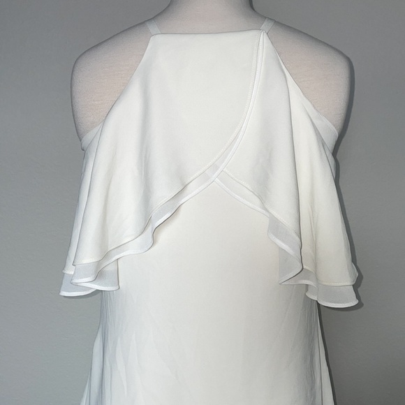 RACHEL ROY ivory white off the shoulder mini dress in women’s size XS - Picture 6 of 10